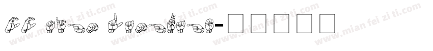 CC Sign Language字体转换